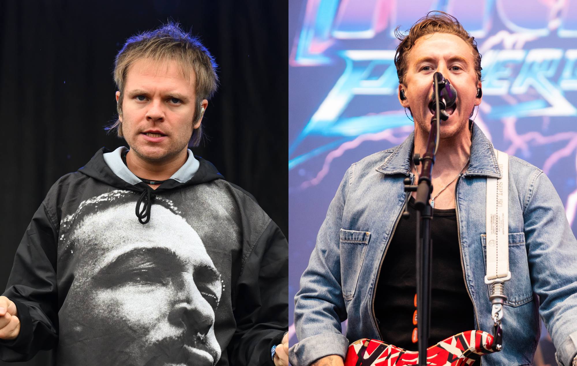 Глядзіце, як Rou Reynolds з Enter Shikari далучыўся да McFly на сцэне ў Лондане