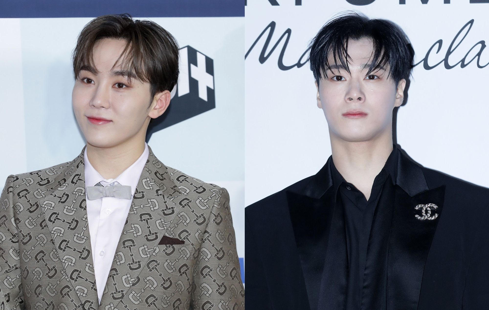 Сынкван з SEVENTEEN аддае даніну павагі Мунбіну з ASTRO падчас уручэння прэміі MAMA 2023