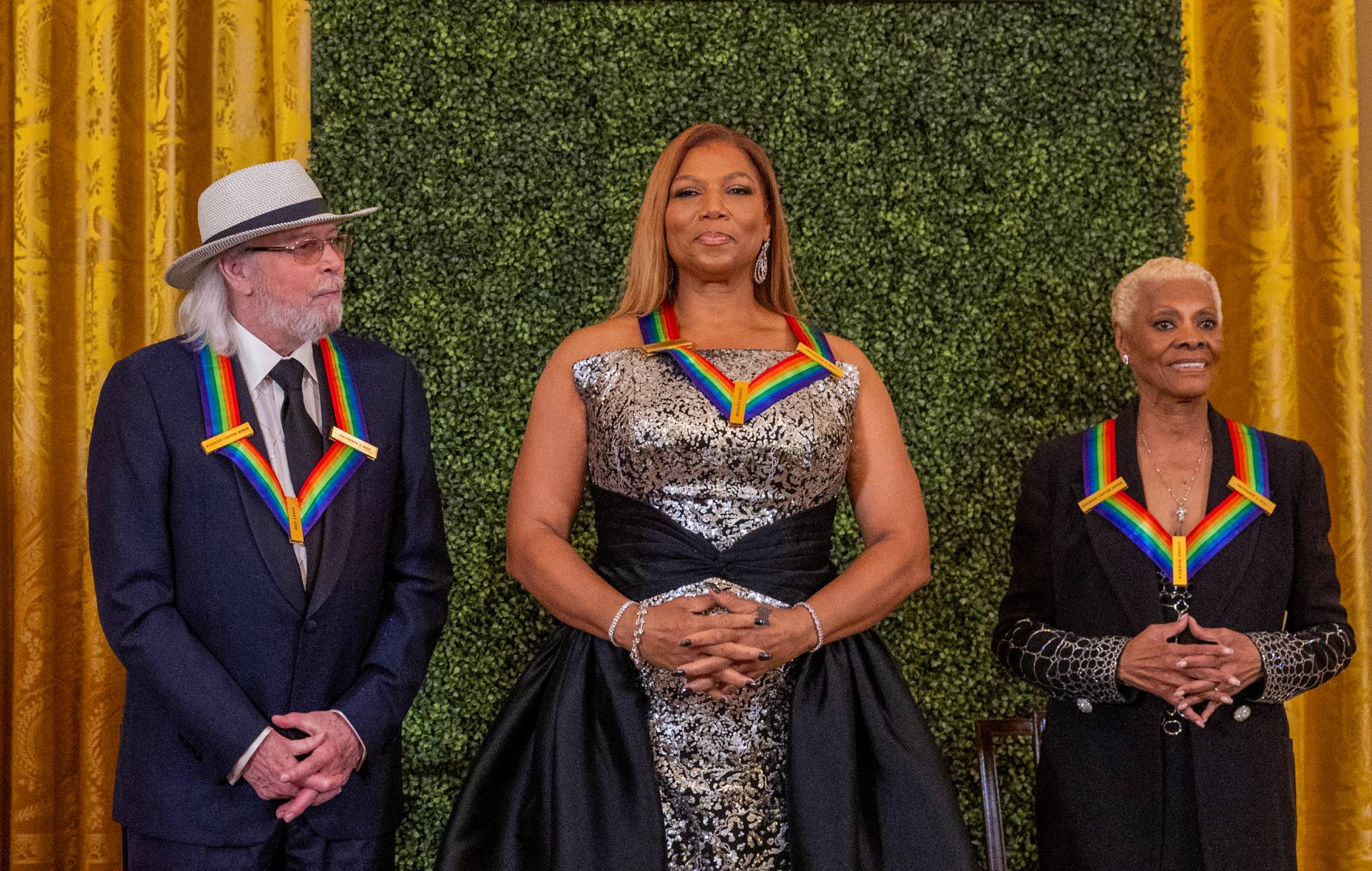 Глядзіце ўшаноўванне Queen Latifah, Dionne Warwick і Barry Gibbs на ўшанаванні Цэнтра Кенэдзі ў 2023 годзе