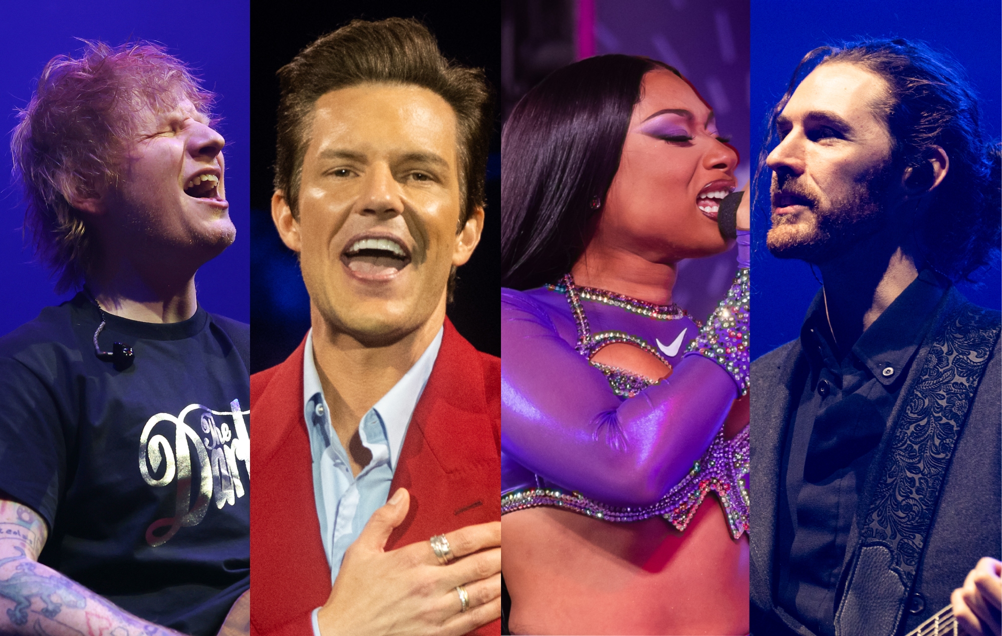 Эд Шыран, The Killers, Hozier, Megan Thee Stallion і іншыя аб'явілі аб сваім складзеным складзе
