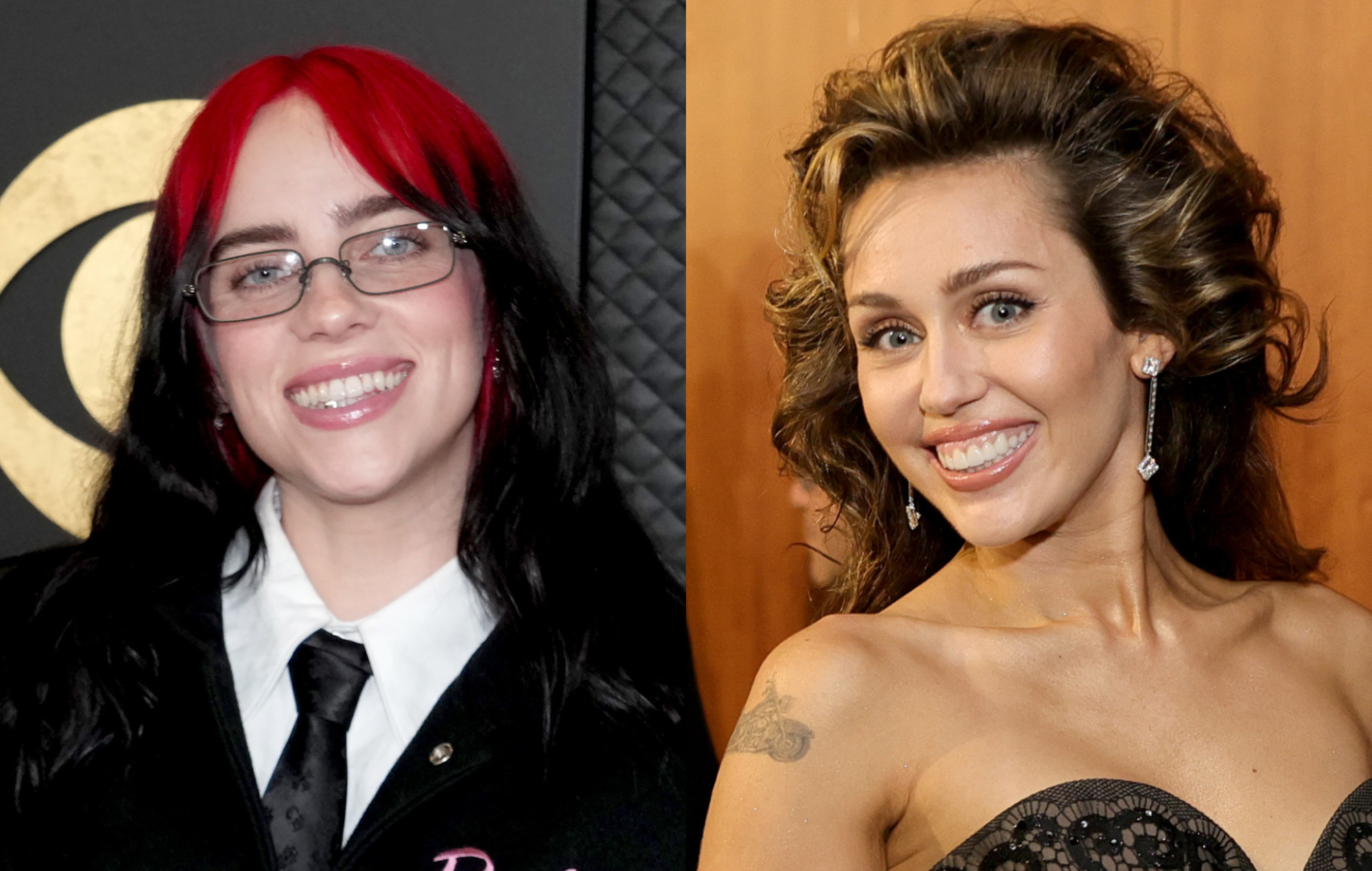 Білі Айліш распавяла пра свой чат з Майлі Сайрус на Грэмі ў 2024 годзе