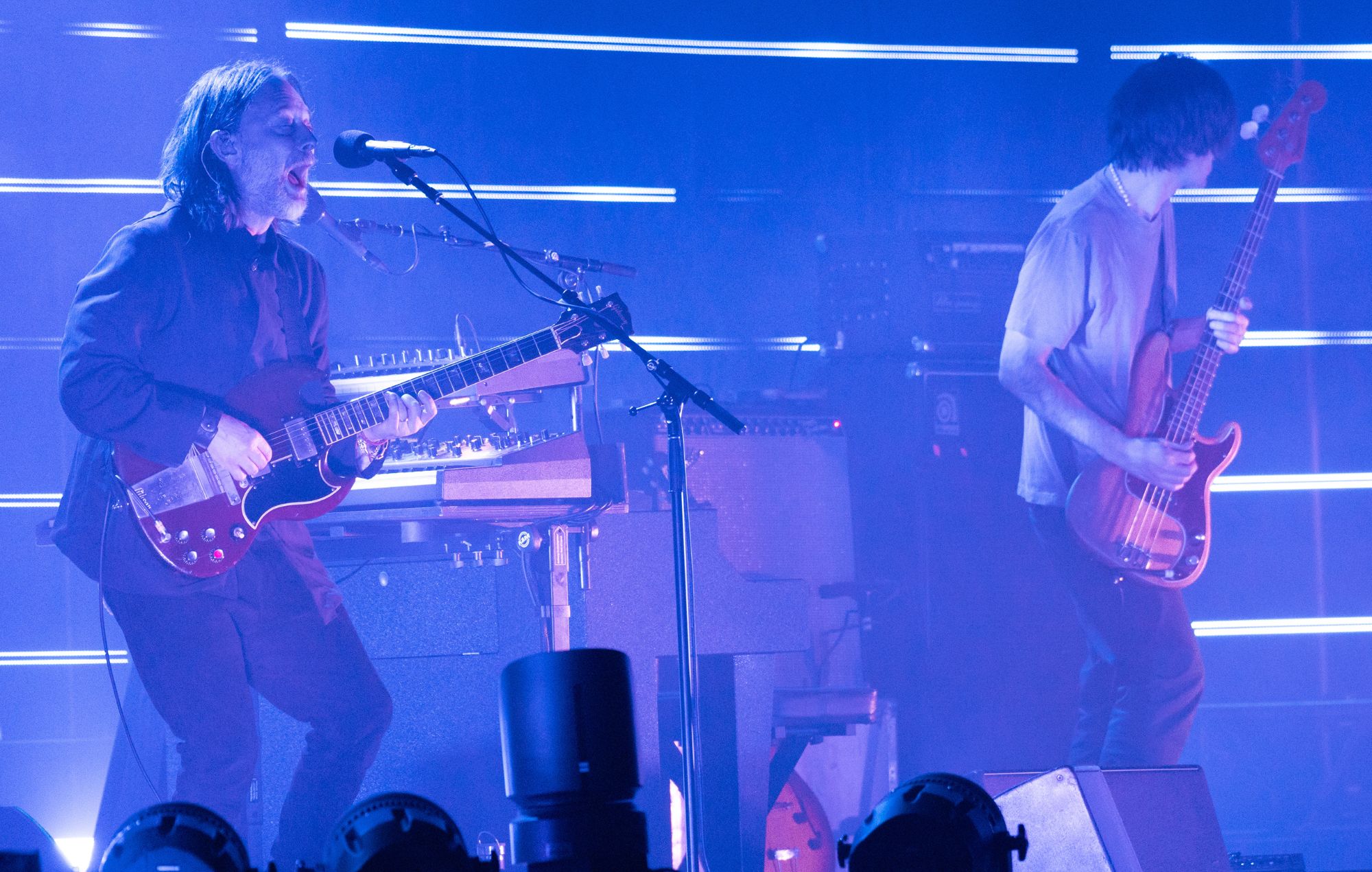 Глядзіце дэбют The Smile з новай песняй "Don't Get Me Started"