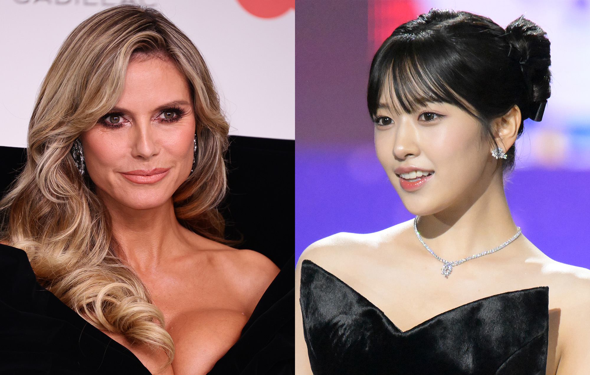 Хайдзі Клум дэманструе любоў да IVE падчас канцэрту дзявочай K-pop групы ў Лос-Анджэлесе