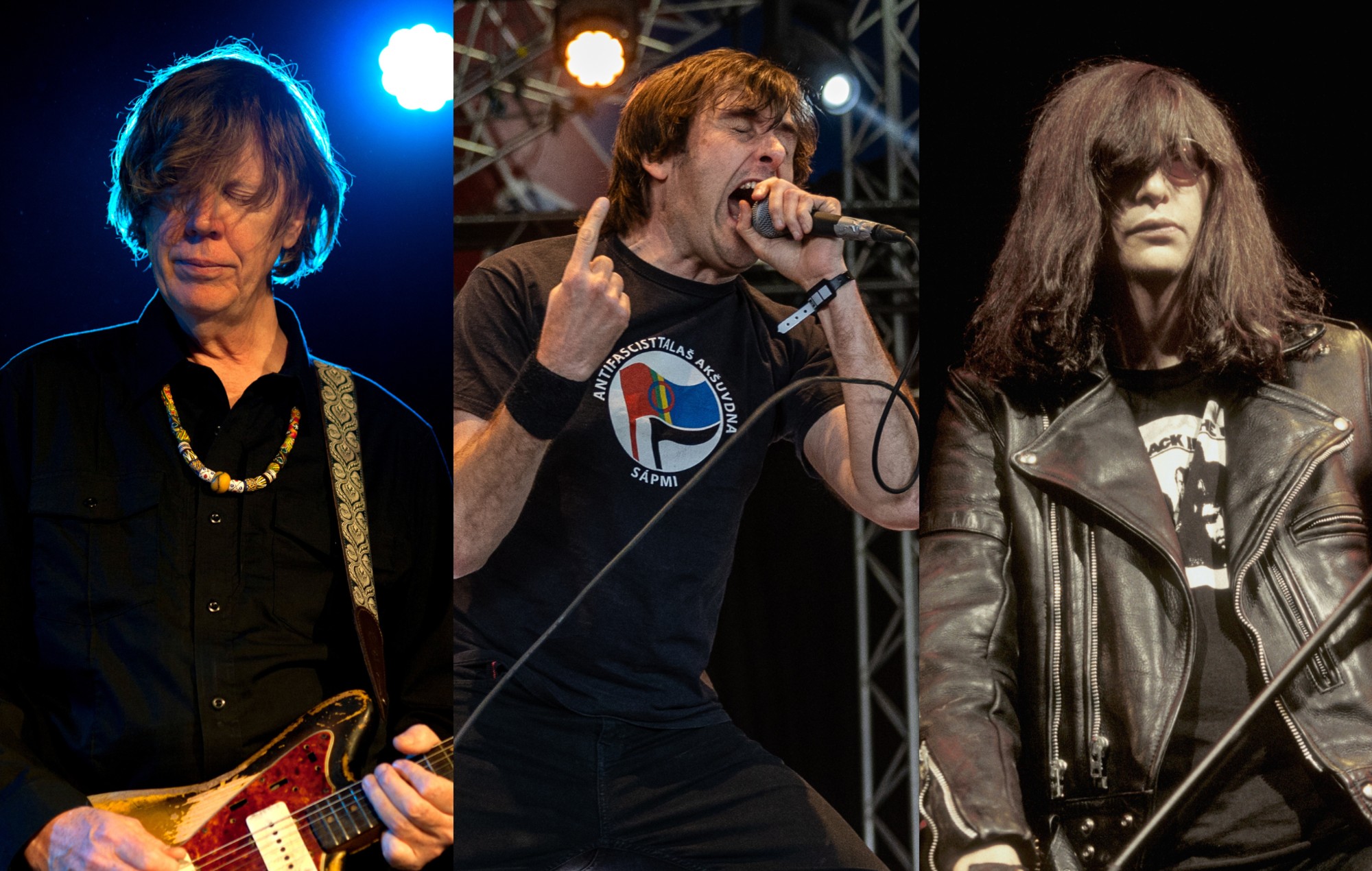 Thurston Moore і Death Death, якія аб'ядноўваюцца для вокладкі Рамона