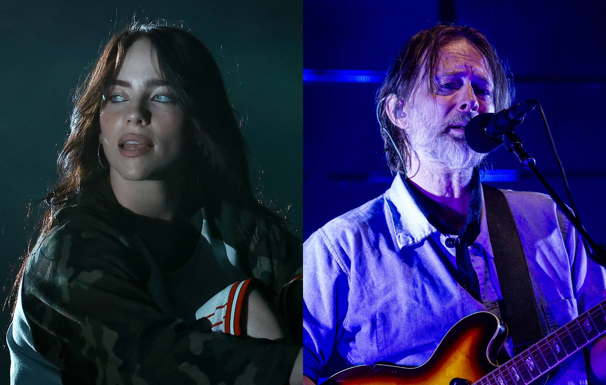Глядзіце далікатную вокладку Білі Эйліша "Паўзу" Radiohead у Амстэрдаме