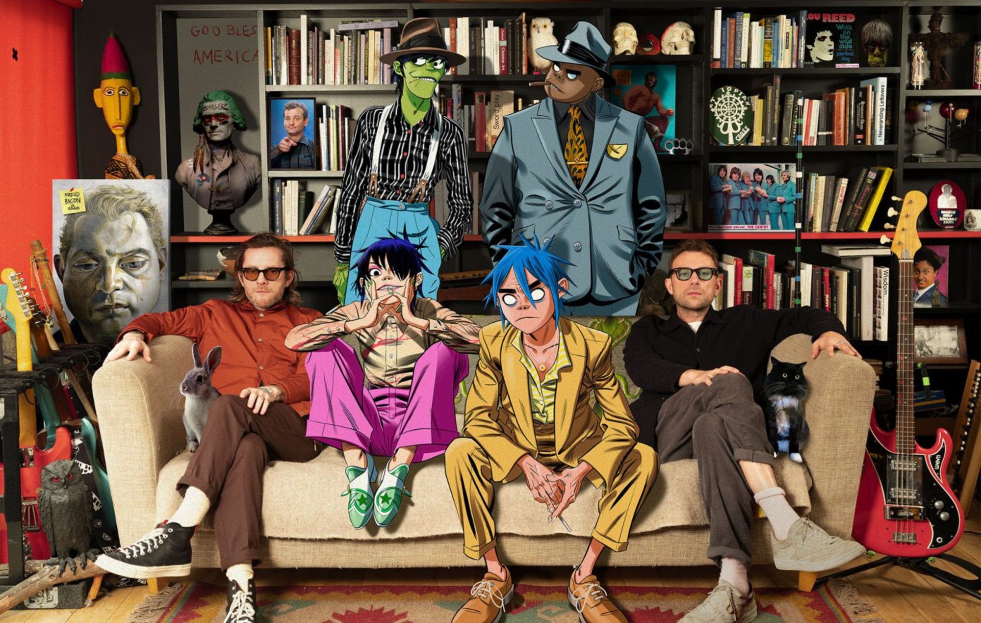 Глядзіце дэбютны альбом Gorillaz Play у поўным аб'ёме, калі яны пачынаюць рэзідэнцыю ў Лондане