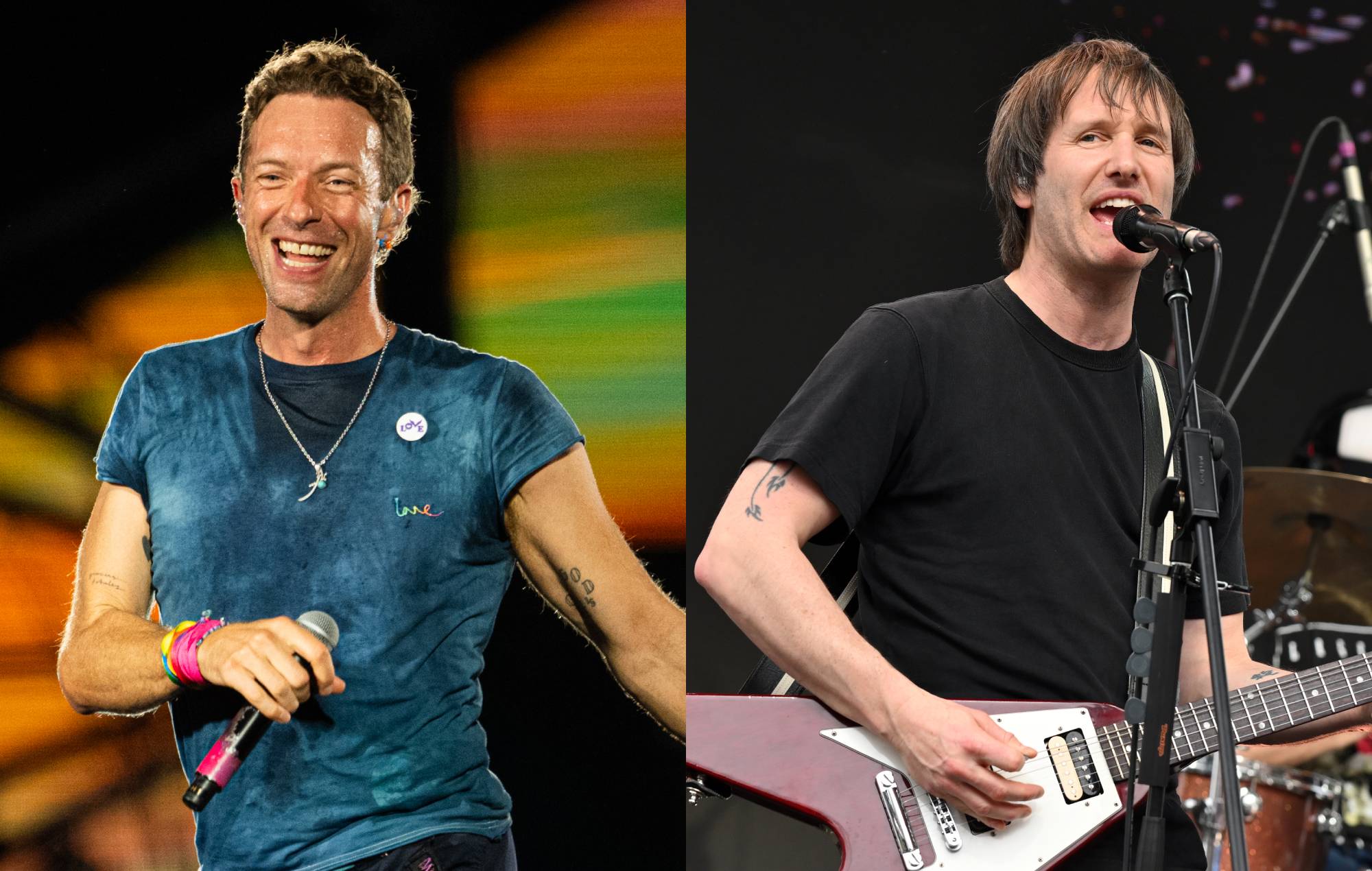 Глядзіце, як Ash's Tim Wheeler далучаецца да Coldplay для "гадзін" на стадыёне "Уэмблі"