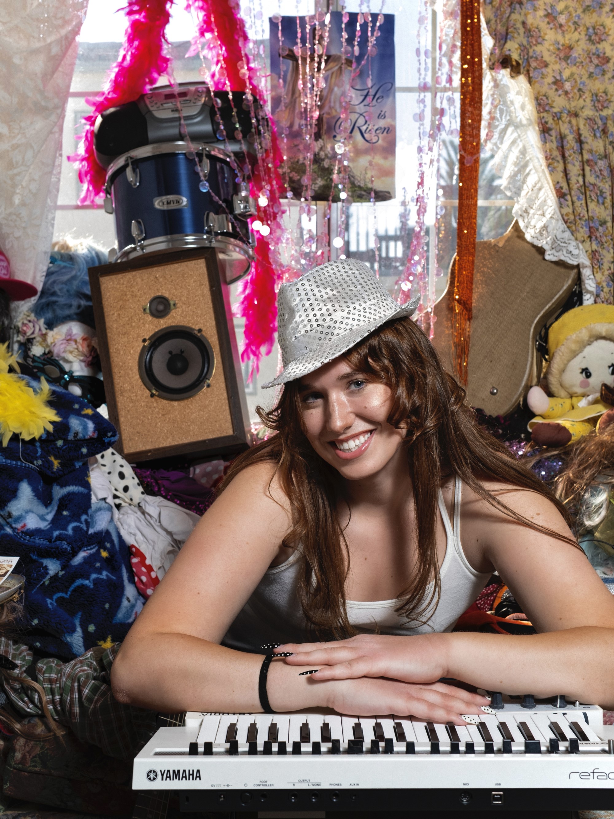 Элі сцэнічная дзяўчына дзяўчына з інтэрв'ю вашай мары