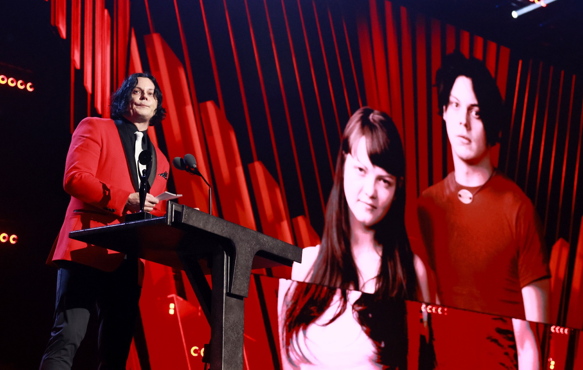 Мэг адрэдагавала прамову Джэка Уайта напярэдадні ўступлення The White Stripes у Rock Hall