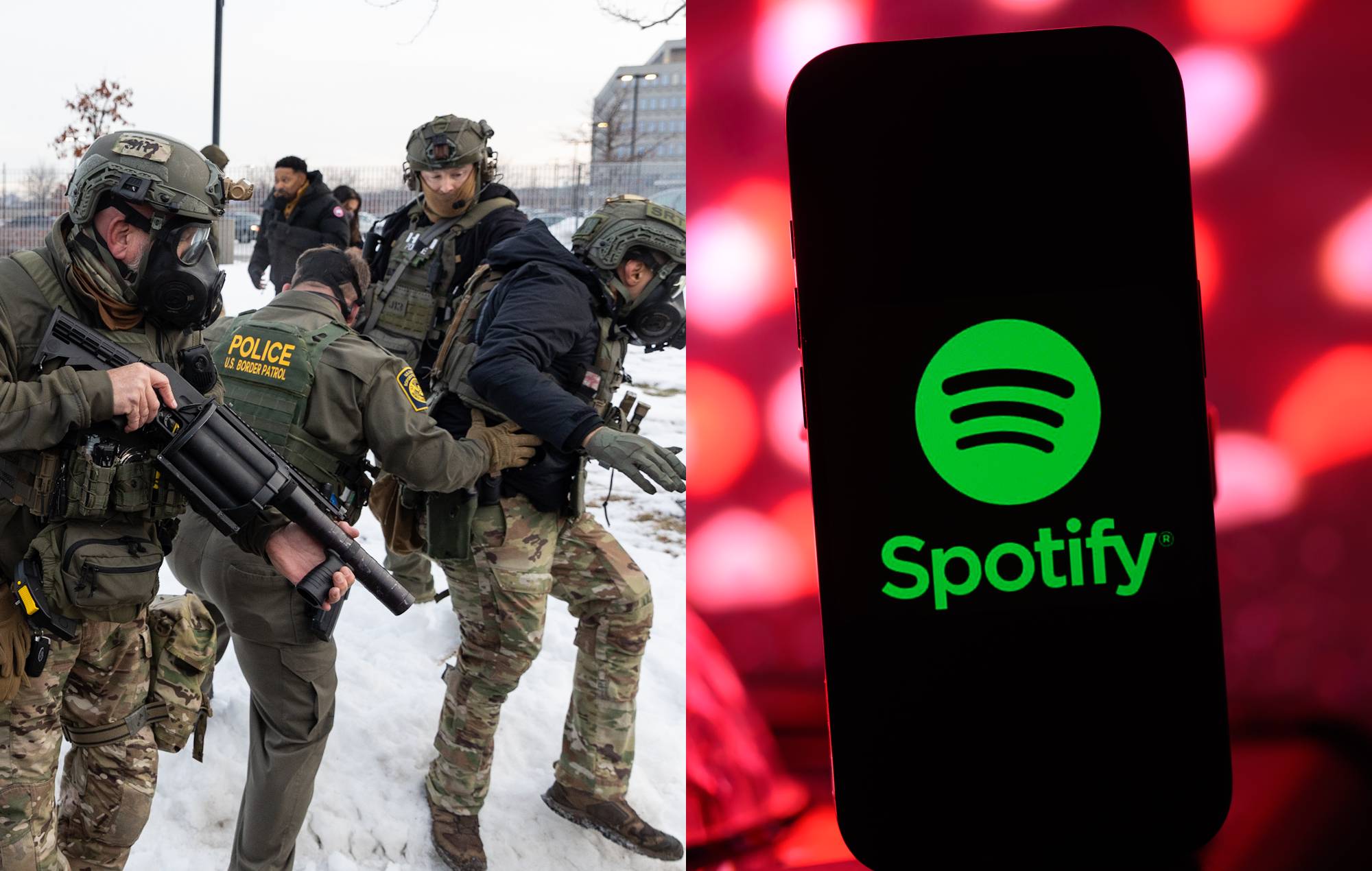 ICE больш не паказвае рэкламу на Spotify