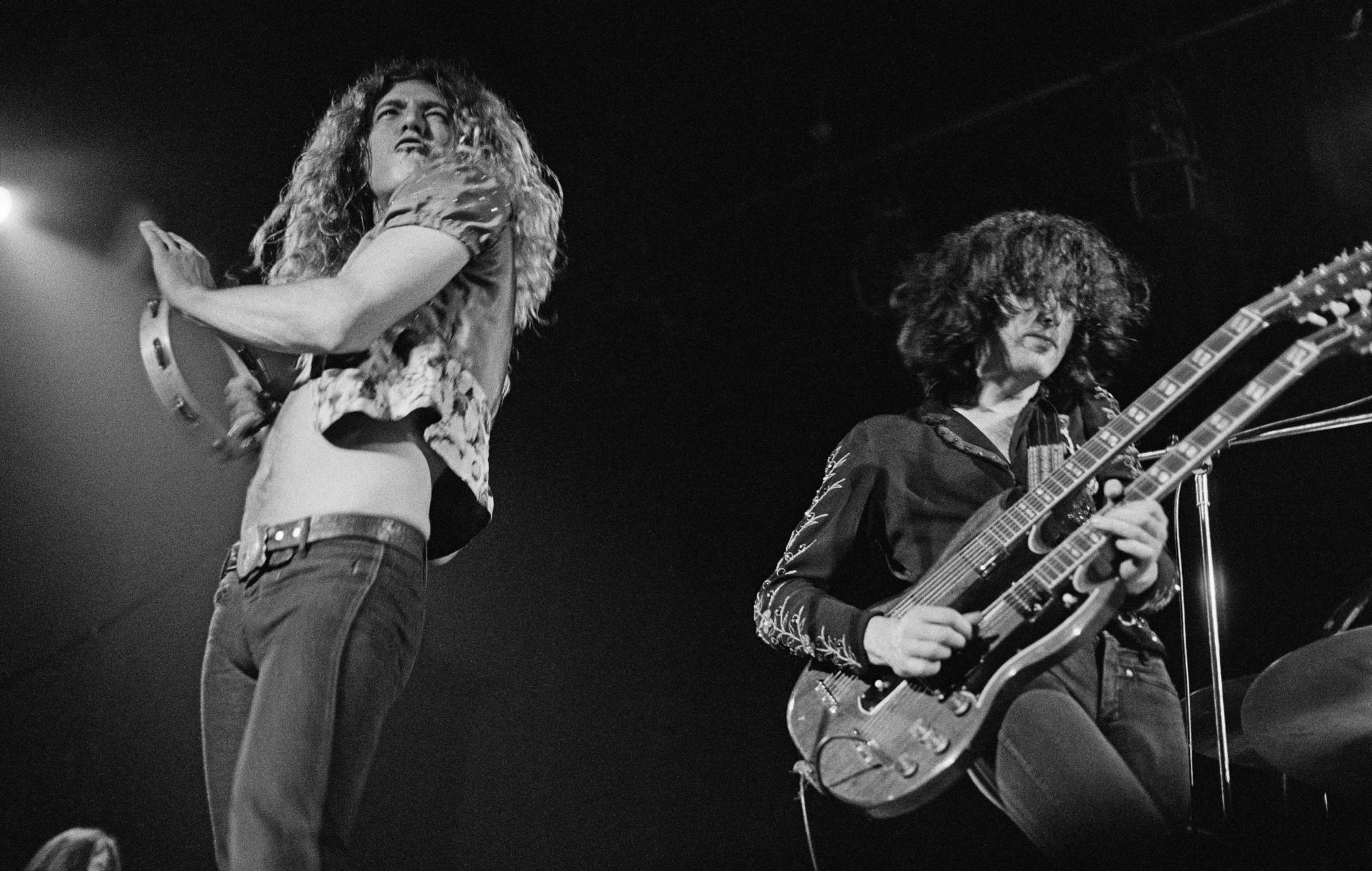 У інтэрнэце з'явіліся рэдкія кадры гастроляў Led Zeppelin у 1972 годзе