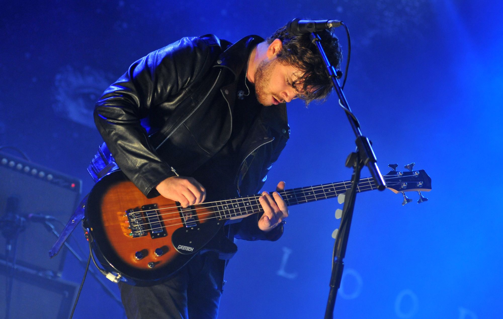 П'еса Royal Blood упершыню на Reading Festival у 2014 годзе (фота C Brandon/Redferns праз Getty Images)