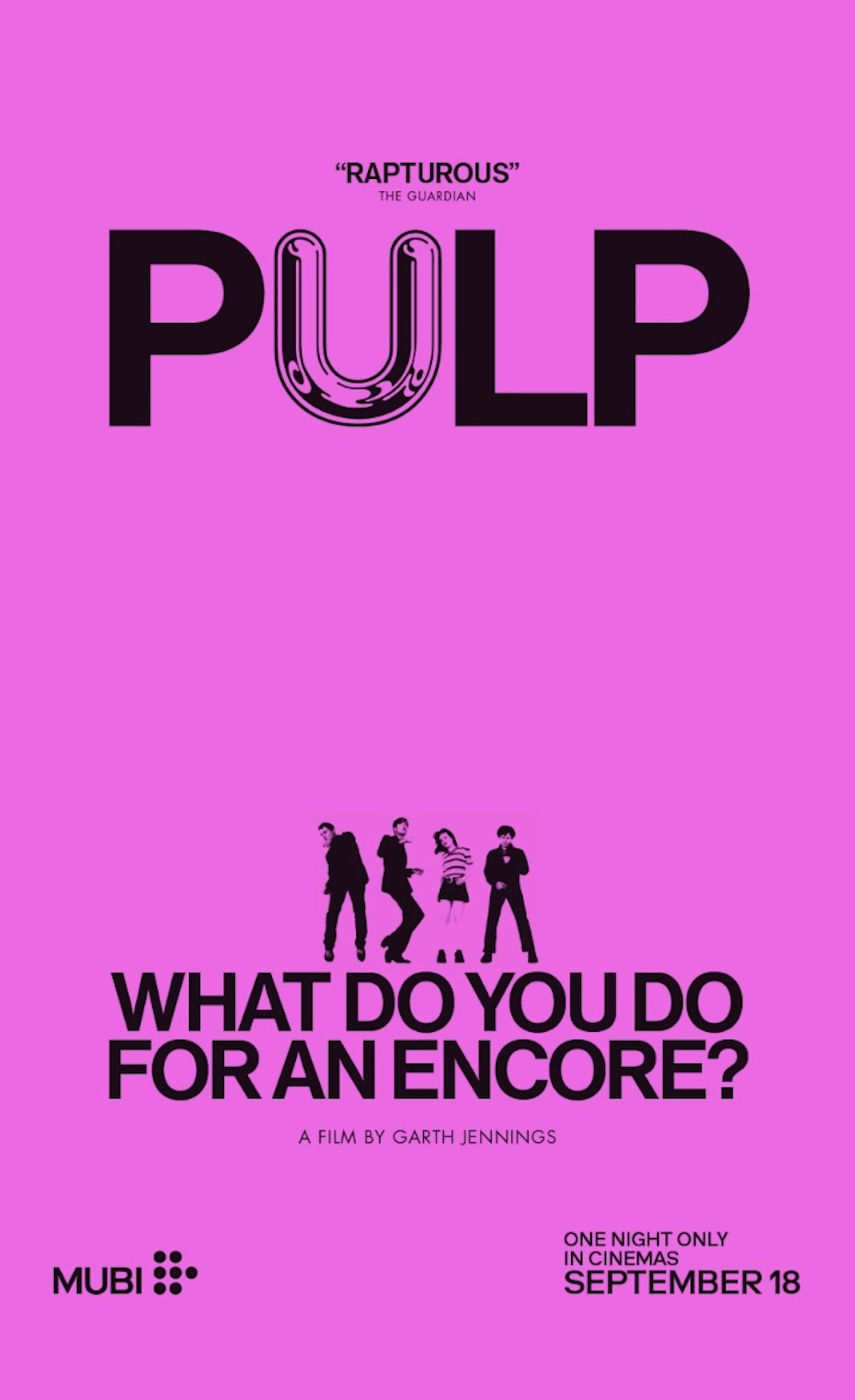 Плакат Pulp «What Do You Do For An Encore».