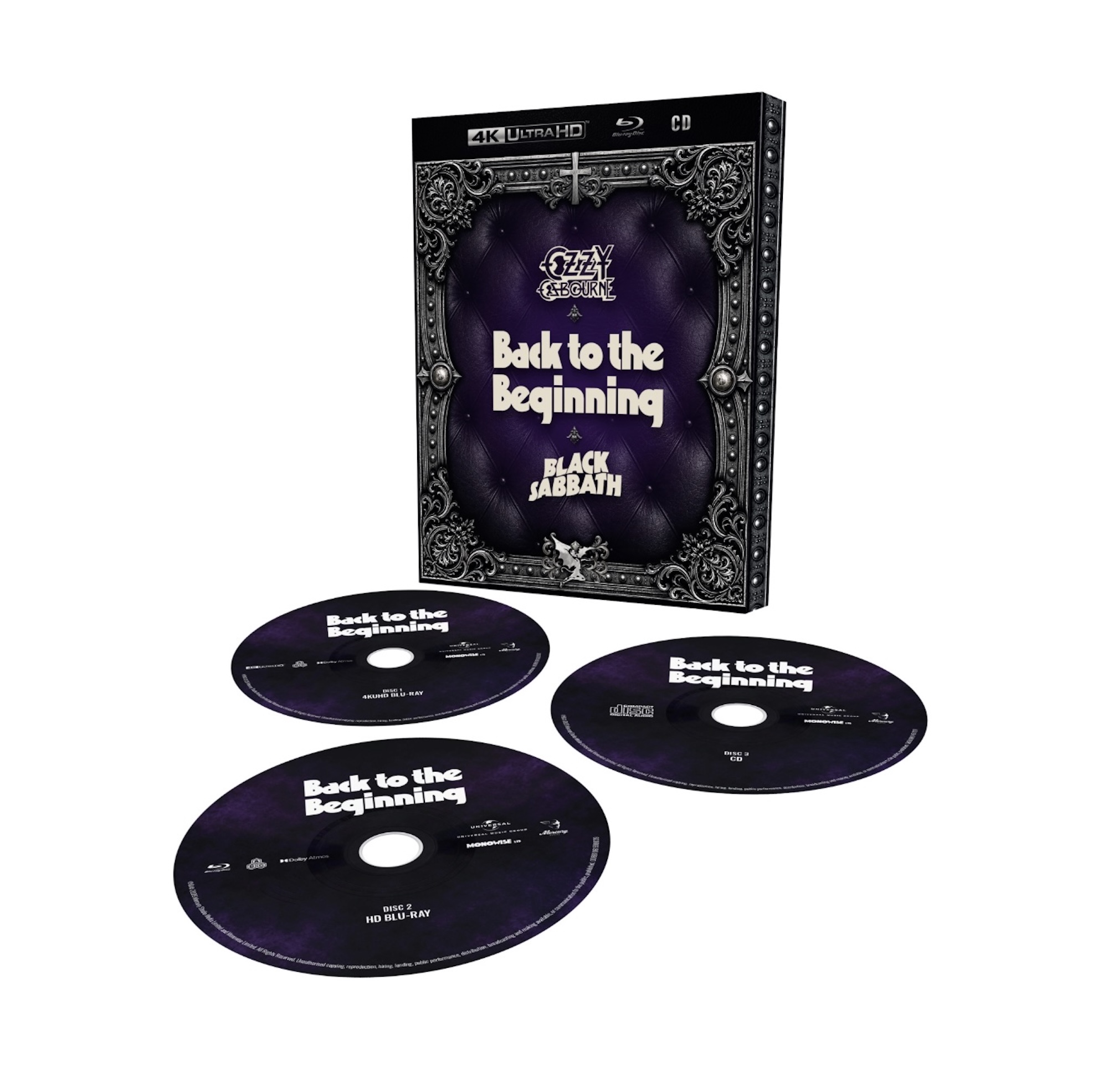 DVD «Озі і Black Sabbath: Назад да пачатку». КРЭДЫТ: Прэса
