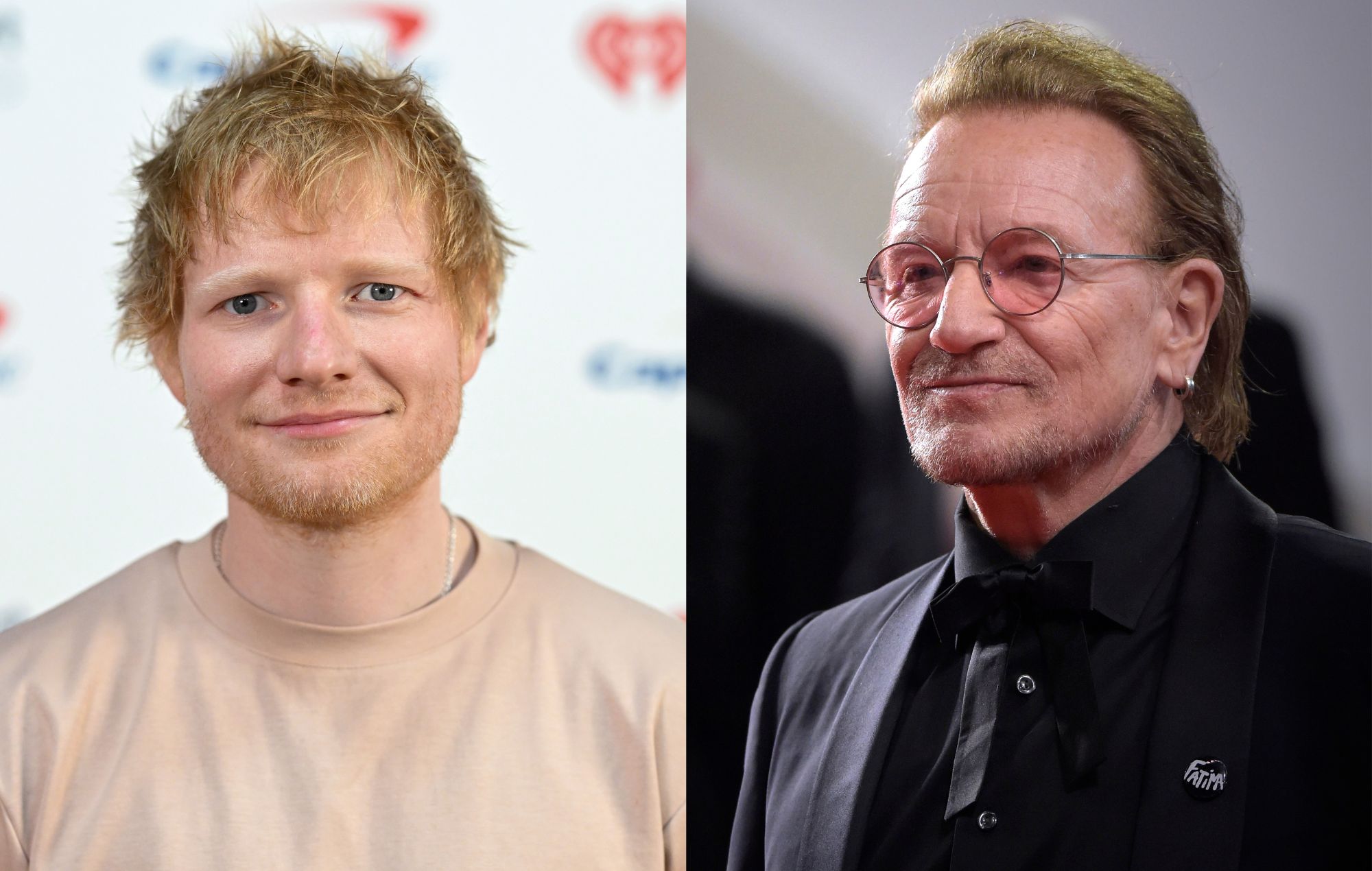 Ed Sheeran and Bono