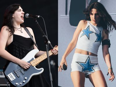Глядзіце, як Джулія Камінг з Sunflower Bean выступае на басу для Wolf Alice, калі яны падтрымліваюць Алівію Радрыга ў турнэ па ЗША